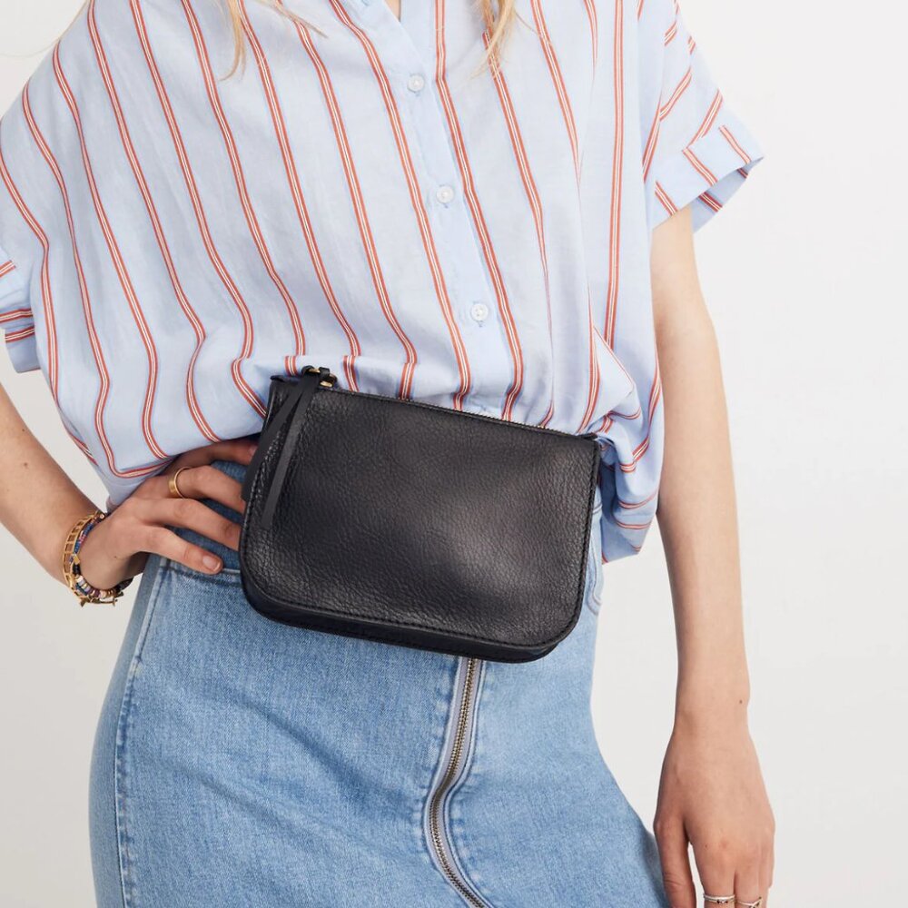Madewell The Simple Pouch Belt Bag Black